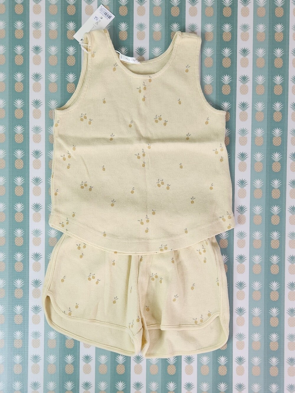 Rylee + Cru Lemon Waffle Knit Swlet